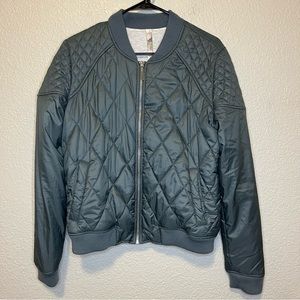 Free People Movement‎ Quilted Bomber Jacket Size Medium